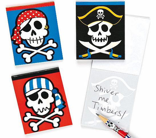 Pesty Pirates Memo Pads - Pack of 6