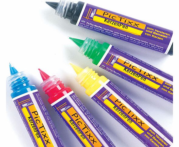 PicTixx Candle Pens - Pack of 5