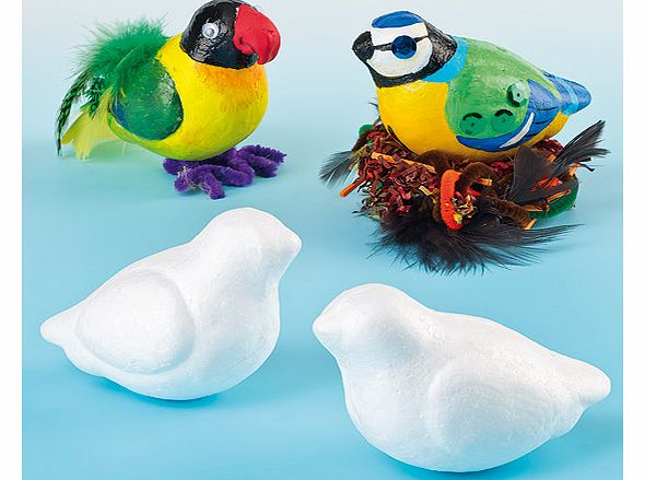 Polystyrene Birds - Pack of 10