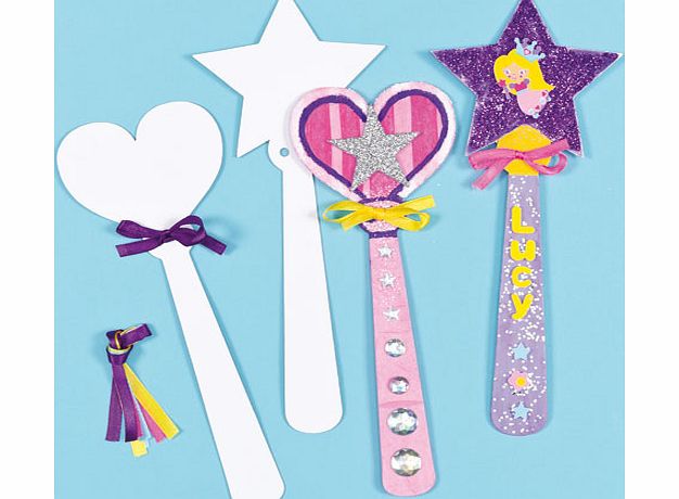 Princess Wand Card Blanks - Pack of 8