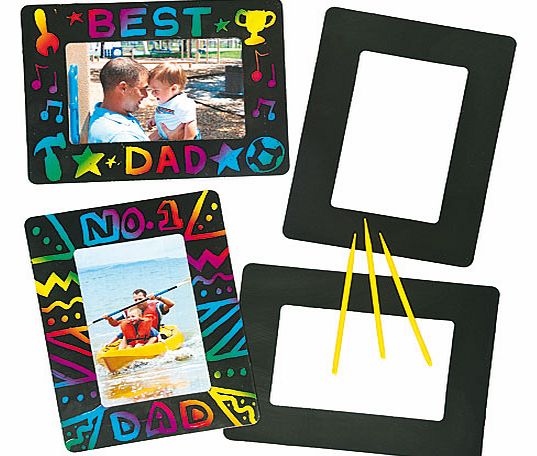 Scratch Art Frames - Pack of 8