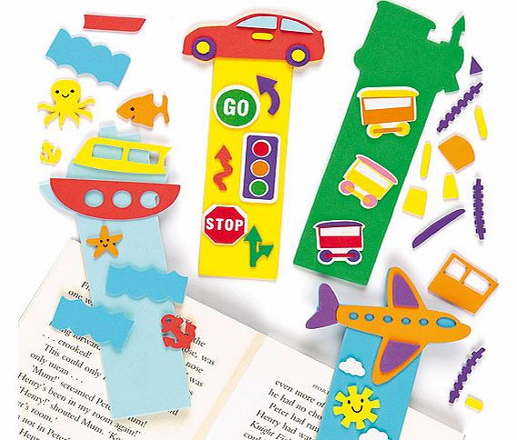 Transport Foam Bookmark Kits - Pack of 4