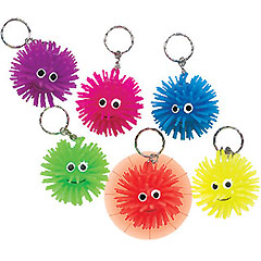 Light-Up Squeezy Hedgehog Keyrings