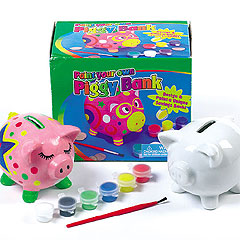 Paint Your Own Piggy Bank