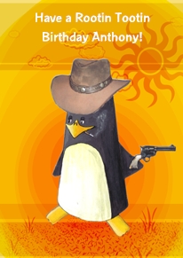 Yoodoo Cowboy Penguin