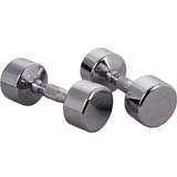 York 10kg Chrome Dumbbell