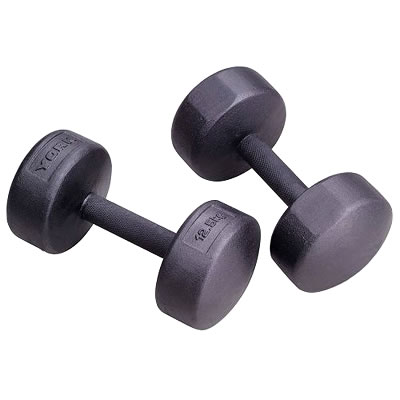 York 2.5kg Legacy Dumbells (pair) (16050 - 2 x 2.5kg)