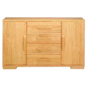 York 2 Door Sideboard, oak finish