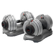 York 32.5kg X2 dialtech dumbells