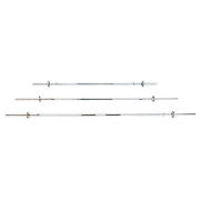 York 6ft solid chrome barbell