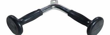 York Fitness Triceps Pressdown Chrome Bar