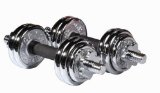 York Fitness York 15kg Chrome DB Kit in a Case