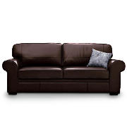 leather sofa large, chocolate