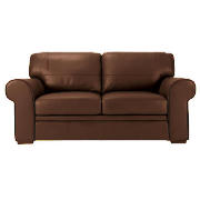 leather sofa regular, chocolate