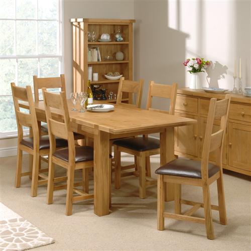 York Oak Extending Dining Set 592.067