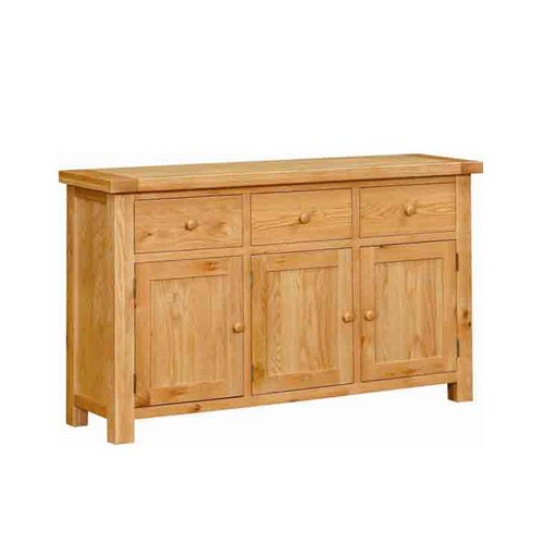 York Oak Furniture York Oak 3 Door Sideboard 592.033