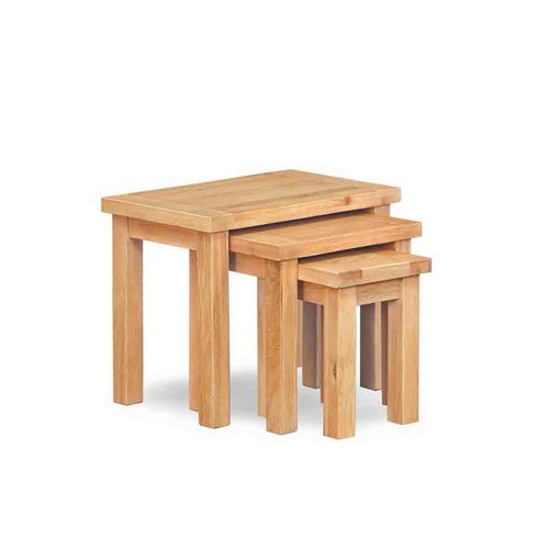 York Oak Furniture York Oak Nest of Tables 592.014