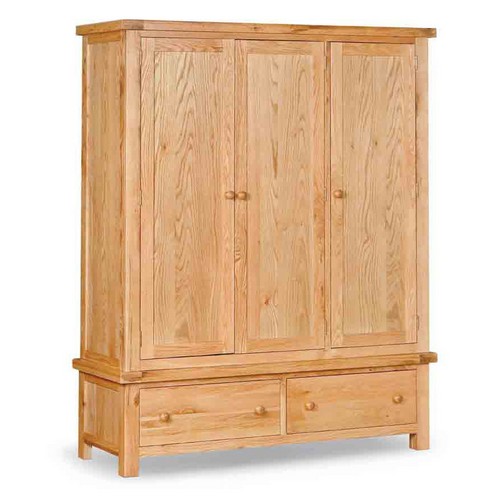 York Oak Triple Wardrobe 592.011