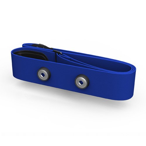 Soft Strap Replacement, Various Colours, Fits Wahoo, Garmin M-XXL, etc (Blue)