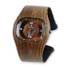 Youngs QUARTZ BANGLE ANALOGUE WATCH WOOD EFFECT