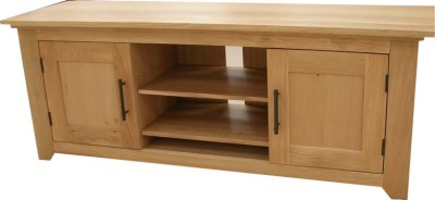 Tuscany Oak Plasma TV/DVD Unit by CPW