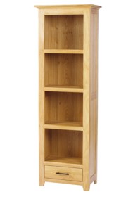 Tuscany Oak Slim Jim Bookcase by CPW