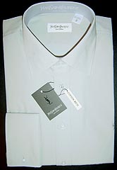 YSL Long-sleeve Shirt With Turn-back Cuffs