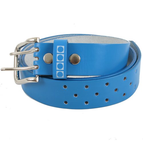 Yuki 7 Mens Yuki 7 Leather Belt Blue