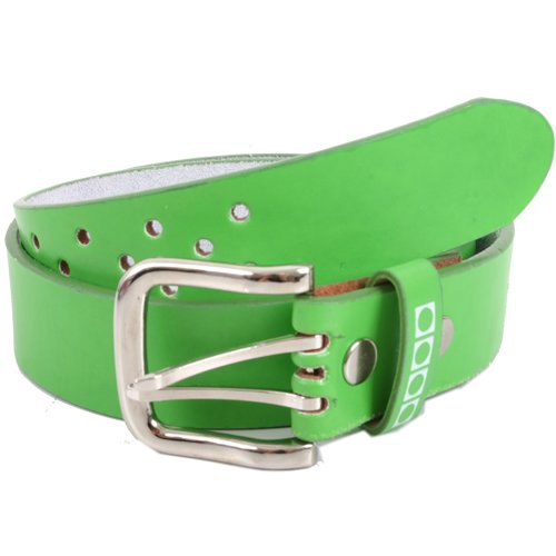 Yuki 7 Mens Yuki 7 Leather Belt Green