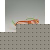 Yukka Sunglasses Yukka Wanyeezy Shutter Shades (Orange/Green)