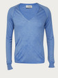 yves saint laurent knitwear light blue