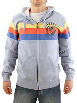 Light Blue Esporte Zip Hoodie