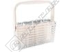 White Narrow Dishwasher Cutlery Basket