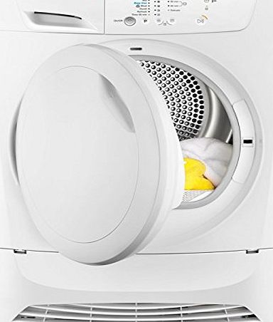 Zanussi ZDC8202P White 8kg Freestanding Condenser Tumble Dryer