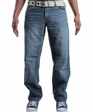 Ze ENZO BNWT NEW MENS ENZO DESIGNER JEANS PANTS FREE BELT WAIST SIZE 28 30 32 34 36 38 40 42 EZ15 38R