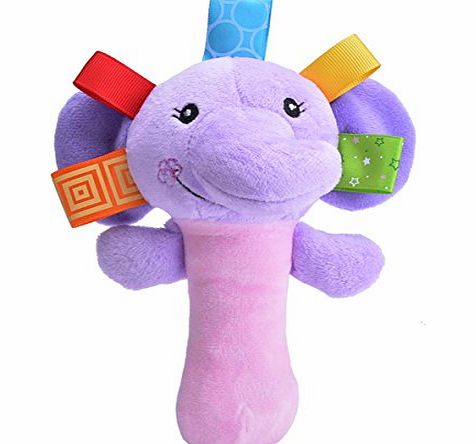 Zeagoo Baby Toys Multifunctional Animal Hand Stick Rattles Toy