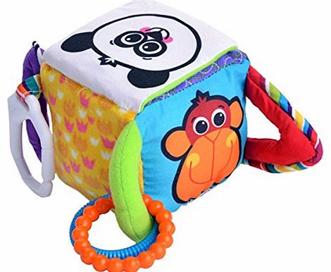 Zeagoo Lovely Kid Multifunctional Little Bear Clutch Cube Hang Bell Baby Ratt