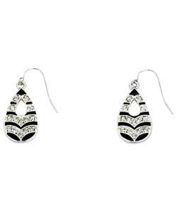 Zebra Drop Earrings