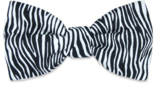 Zebra Print Bow Tie