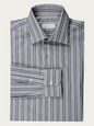 ZEGNA SHIRTS NAVY 43 EU ZEG-T-9RSOIV-701437