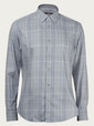 zegna shirts navy white