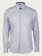 zegna shirts white blue