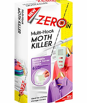 Zeroin Moth Killer Multi Wardrobe Hook