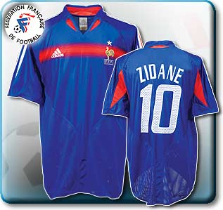 Adidas France home (Zidane 10) 04/05