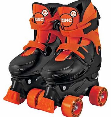 Zinc Adjustable Quad Skates - Black