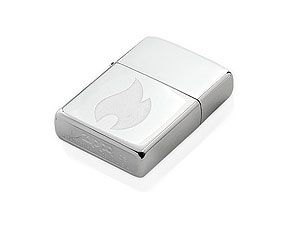 zippo Flip Top Polished Chrome Lighter 012682