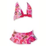 Zoggs Girls Pebble Beach Skirted Bikini - Pink