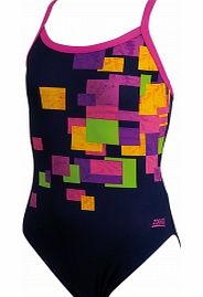 Zoggs Lennox Racerback Girls Swimsuit