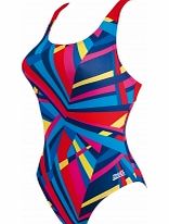 Rainbow Speedback Ladies Swimsuit