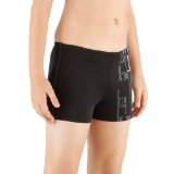 Zoggs Speedo Endurance Plus New Assertive Aquashort Boys Swimming Trunks (Black 28`)